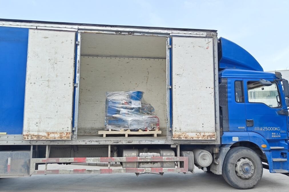 gunite machine delivery