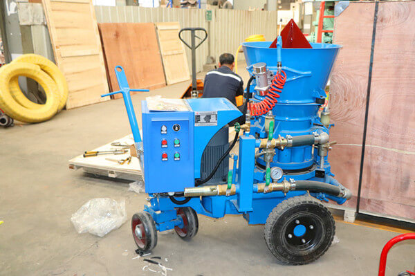 gunite refractory machine