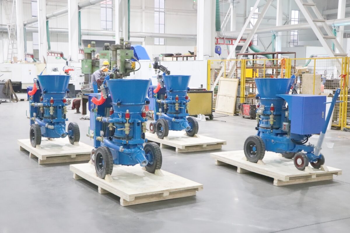 refractory gunite machine supplier