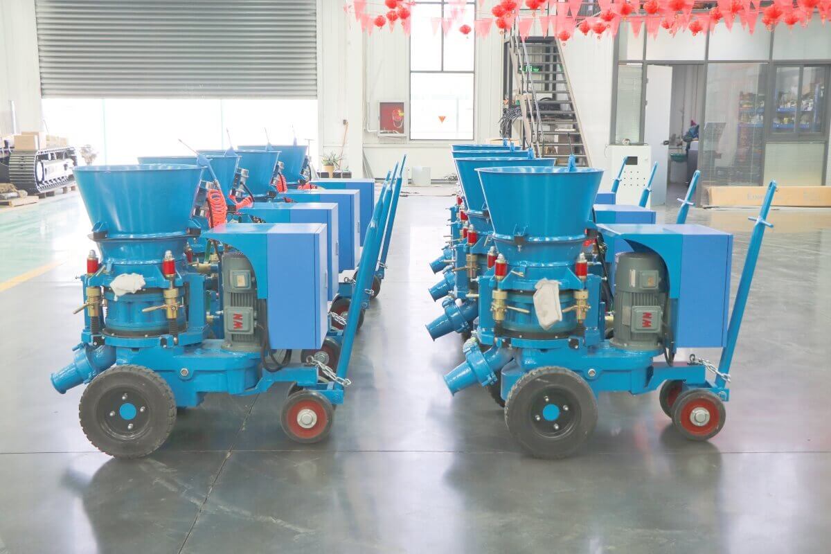 refractory gunite machine