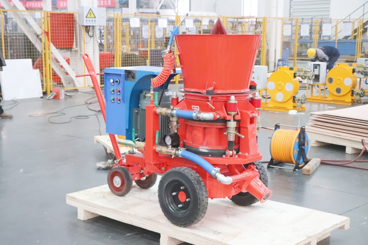 Refractory Gunning Machine For Repairing Of Furnaces