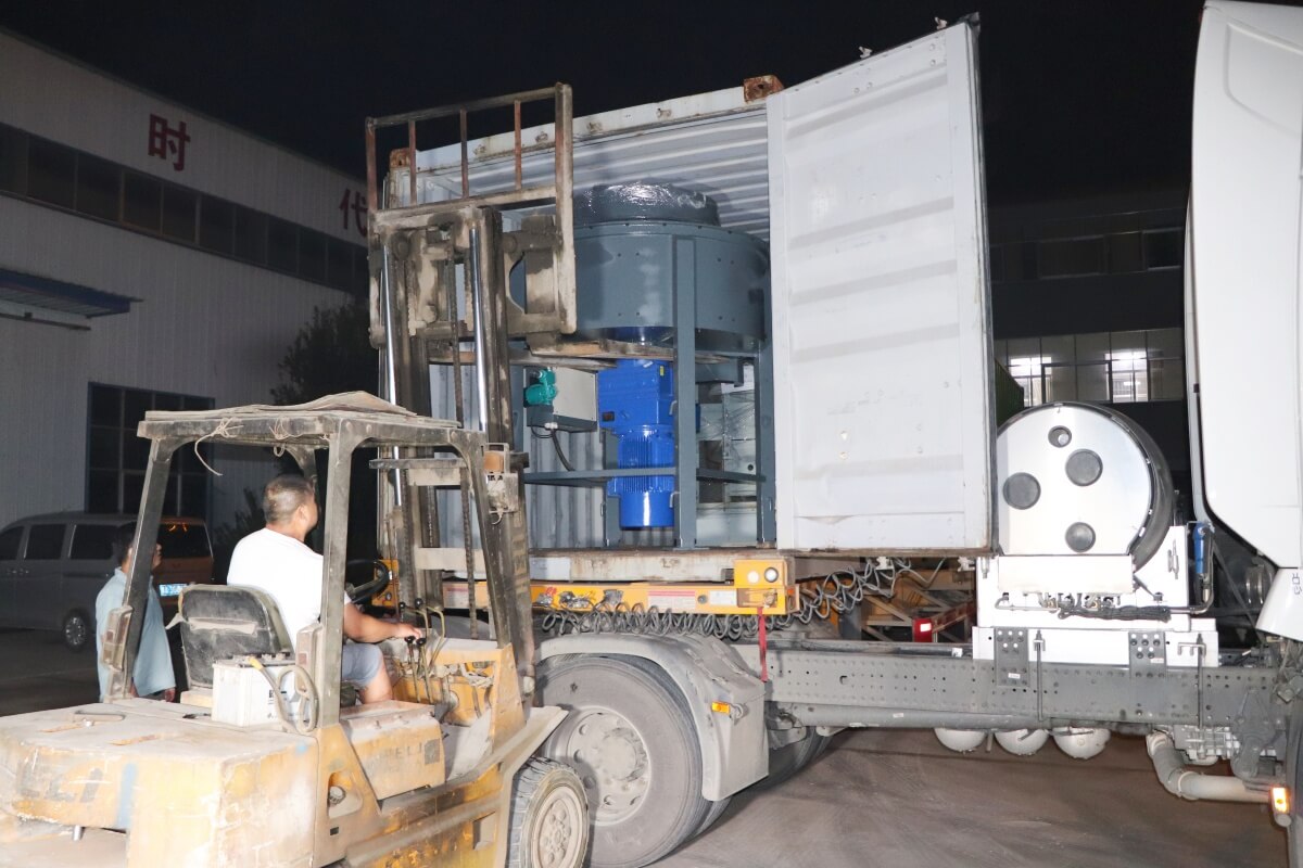 1000kg mixing capacity refractory pan mixer factory