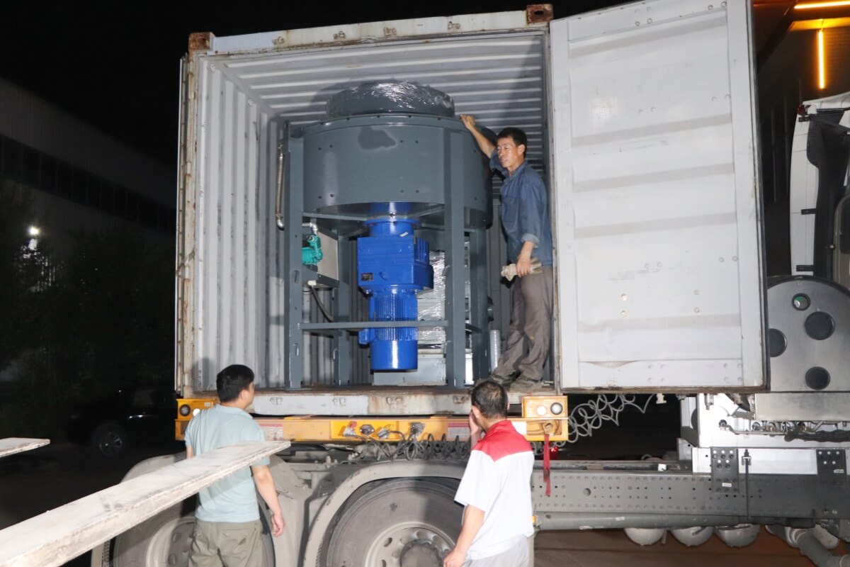 1000kg mixing capacity refractory pan mixer made in China