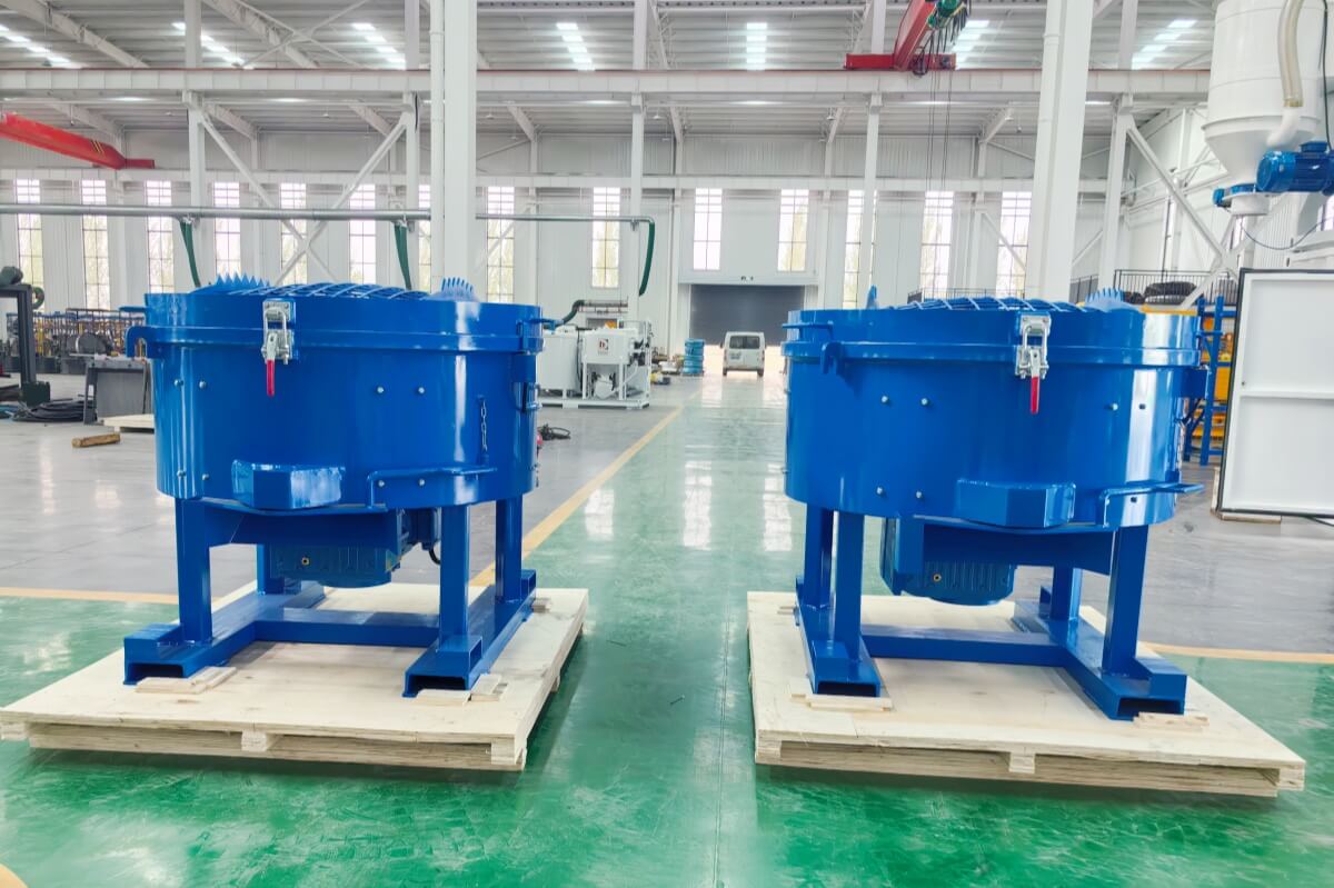 refractory material pan mixer for cement plant