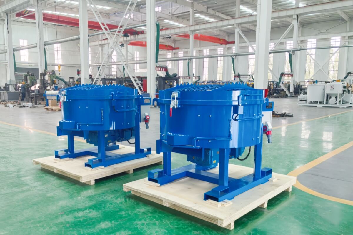 refractory paddle mixer for cement plant