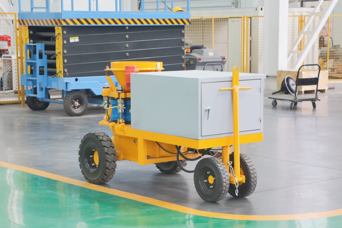 wet mix gunite machine