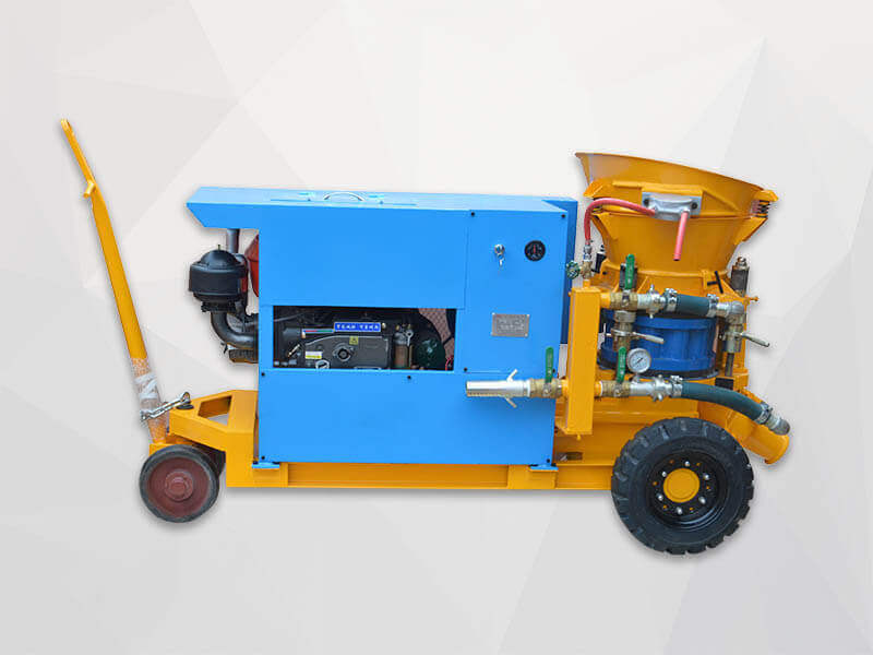 gunite spraying machine