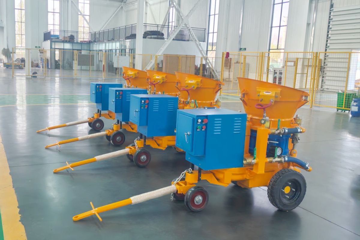 small electric gunning machine