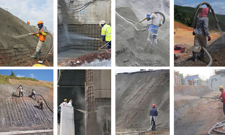 shotcrete machine cases