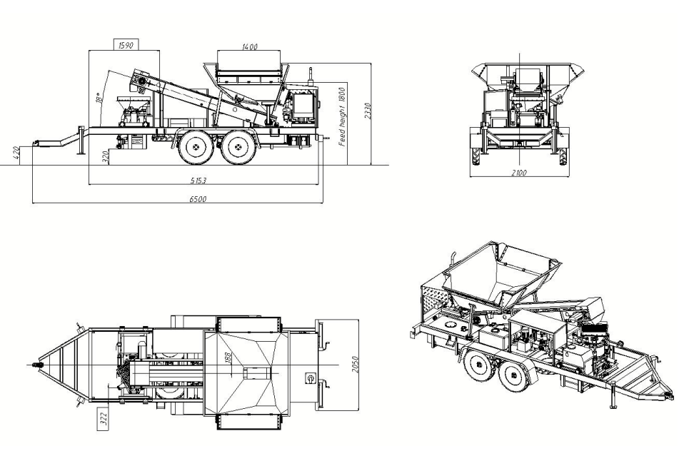 design for tunnel shotcrete equipment
