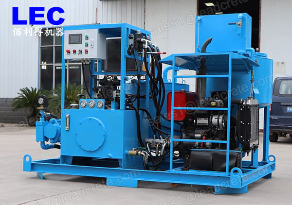High pressure grout plant for the underground coal industy