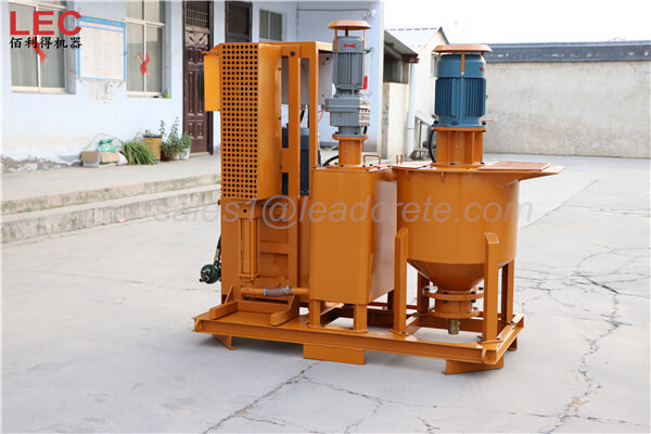 Grout mixing plant