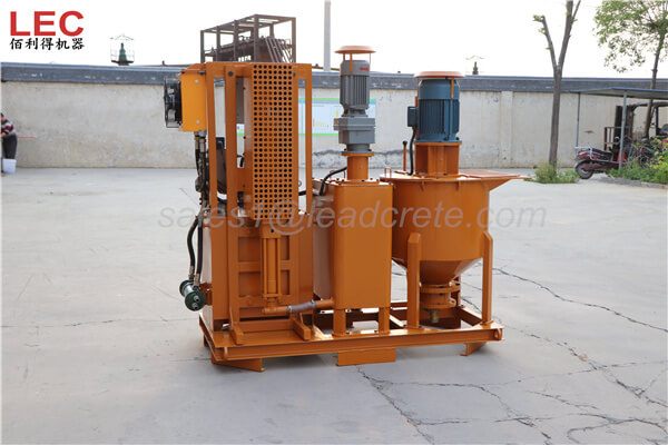 Grout mixing plant
