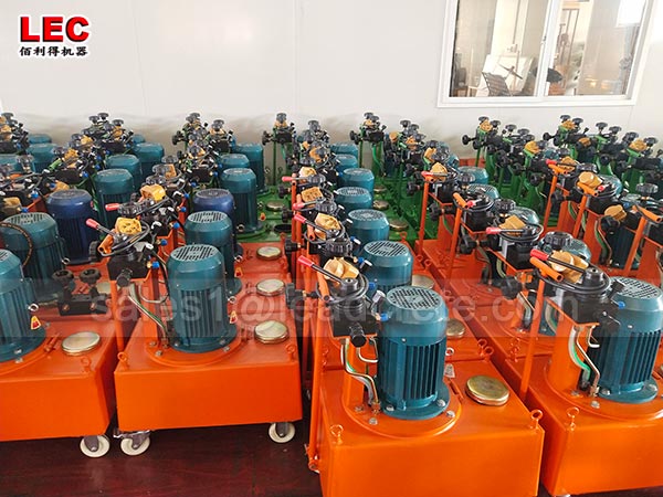 Electric hydraulic pump for mono strand stress jack