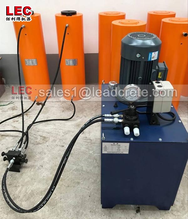 Double acting high tonnage hydraulic cylinder with low price