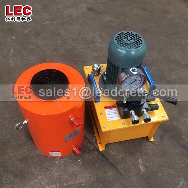 400 ton high tonnage single acting hydraulic pressure jack high quality