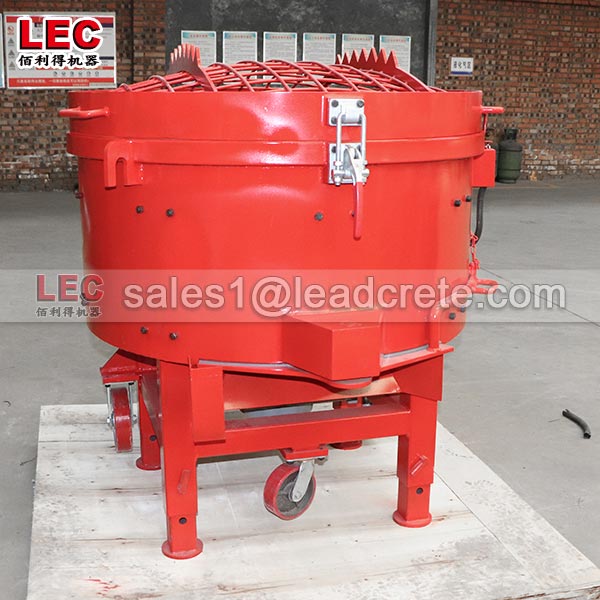 500 and 1000kg castable pan mixer