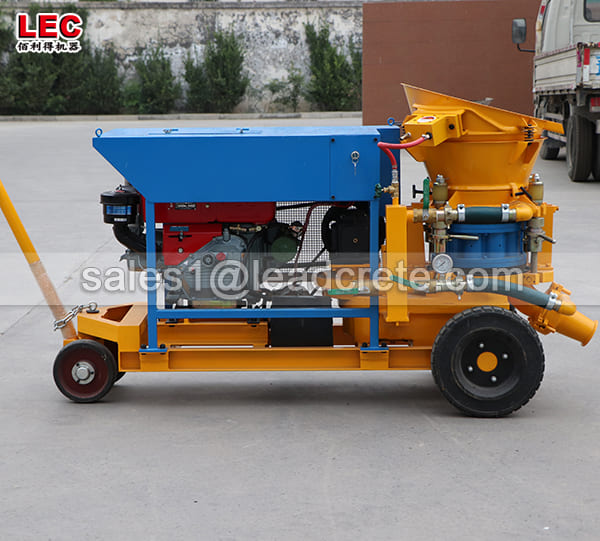 Best Price Gunite Refractory Drymix Small Mini Shotcrete machine Concrete Spraying Machine