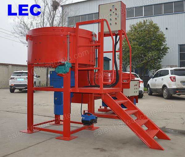 Castable pan mixer application