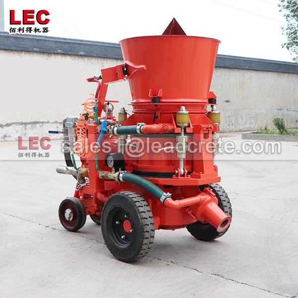 Electrical refractory gunning machine