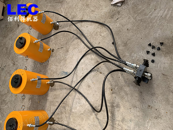 Single acting steel lock nut hydraulic cylinder for wholesales