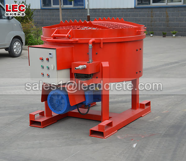 China 300kg portable castable refractory pan mixer
