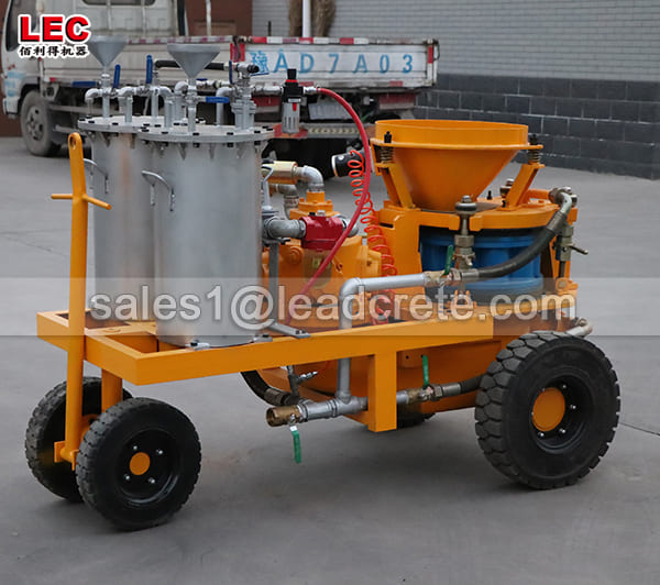 China concrete spray shotcrete gunite machine wet shotcrete machine for sale