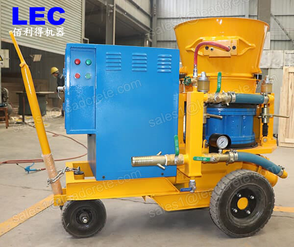 China concrete spray shotcrete gunite machine