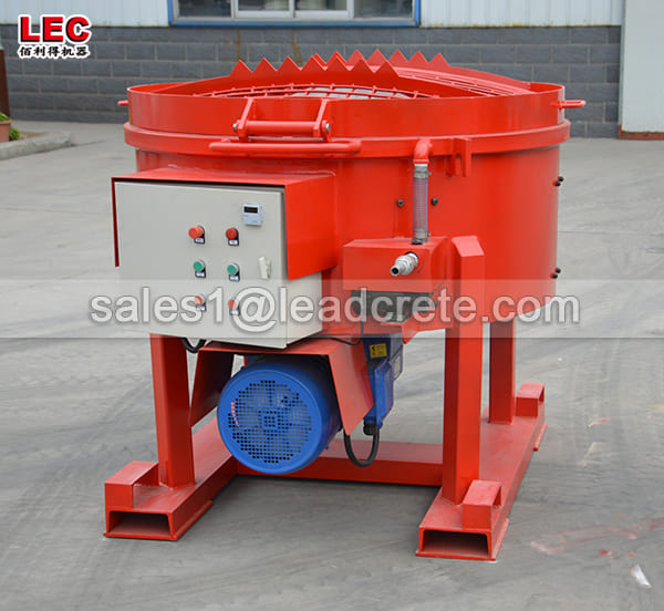 China portable refractory pan mixer