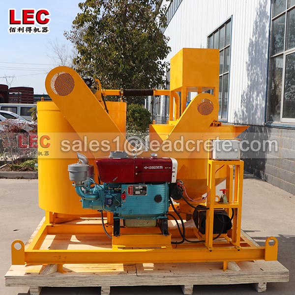 Mortar diesel grouting mixer manufacturer