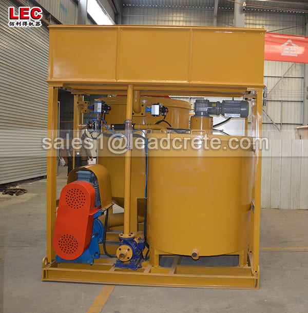 Customized grout mixer hydraulic