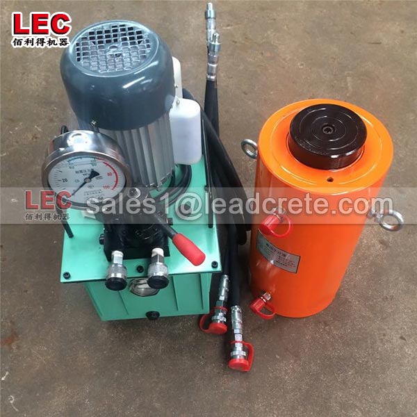 Double acting hydraulic cylinder