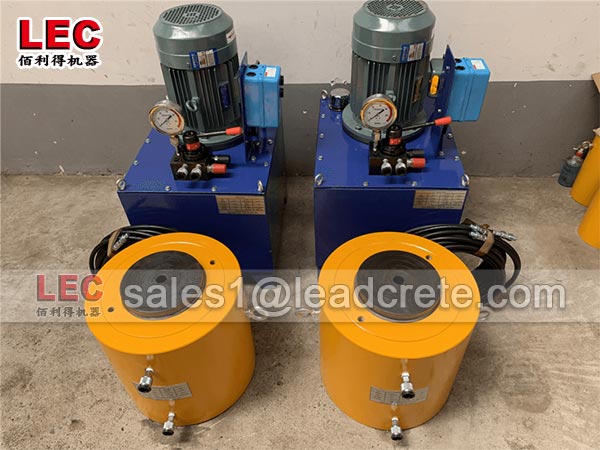 Double acting steel hydraulic cylinder for press