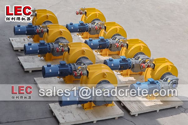 Electric peristaltic pump for mining