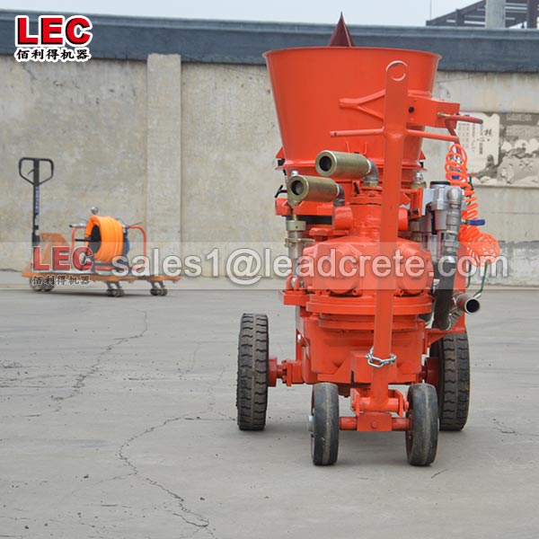 Electrical refractory gunning machine