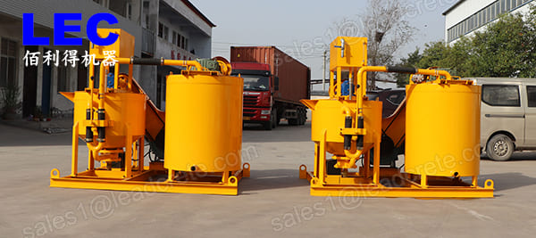 Equipment electric motor cement grout mixer