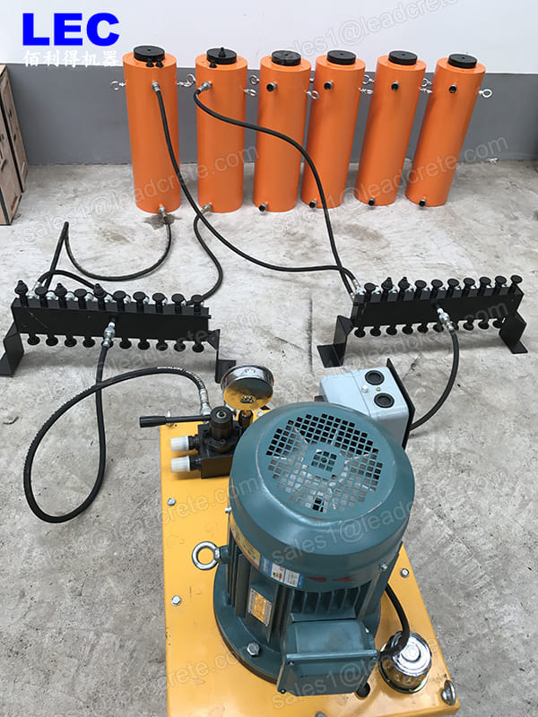 Double acting steel press hydraulic cylinder