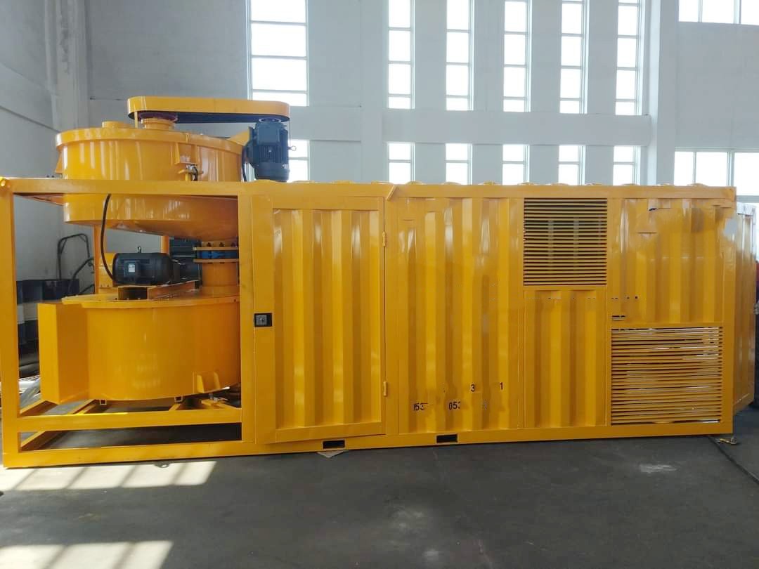 Foam concrete machine with weigher