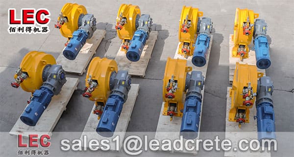 Heavy duty hose pump for grouting cement