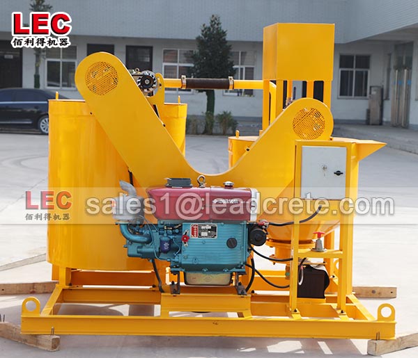 Large capacity grout mixer