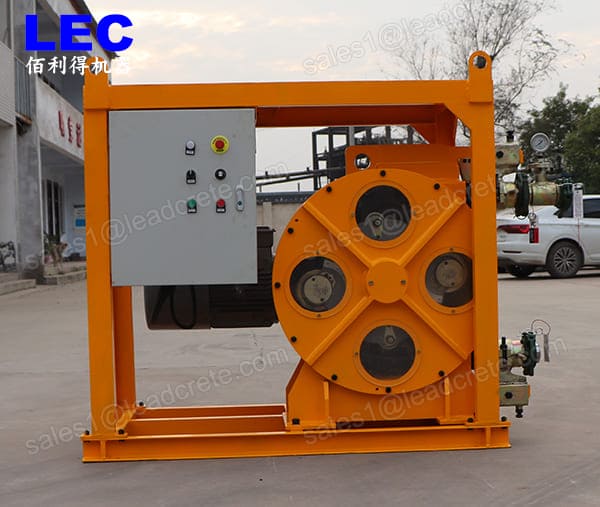 Long service life concrete peristaltic pump