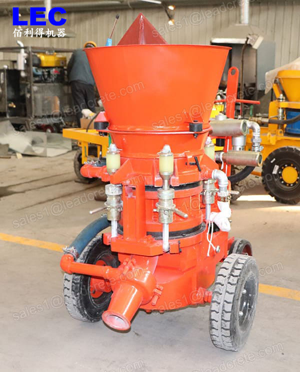 Refractory dry-mix concrete shotcrete machine for sale