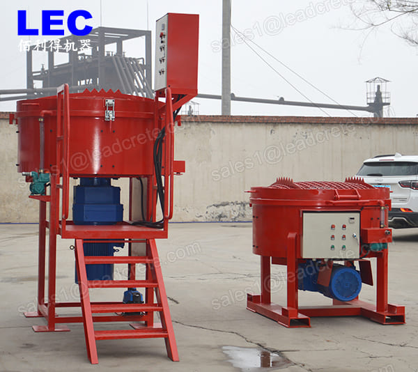 Refractory mixer machine application