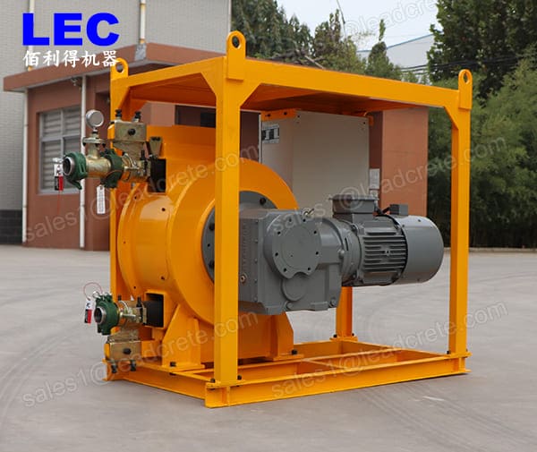 Slurry transfer peristaltic hose pump