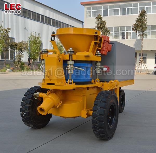 Wet type cement concrete shotcrete spraying machine