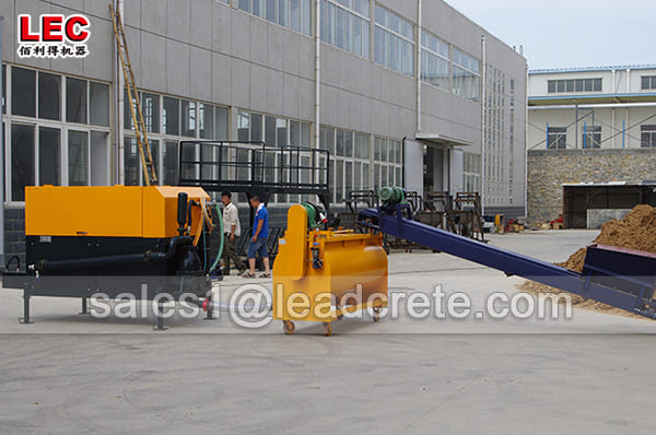 aircrete foam concrete mixing machine in CLC