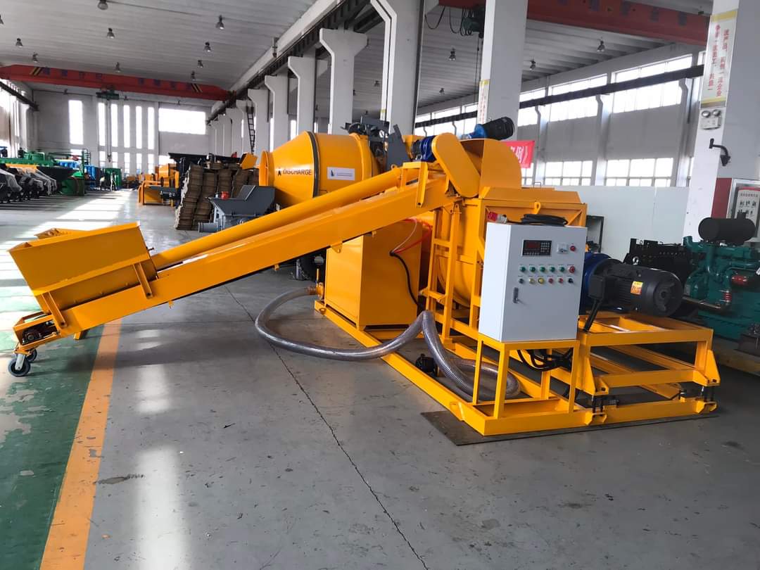 ce certification foam concrete mixer machine