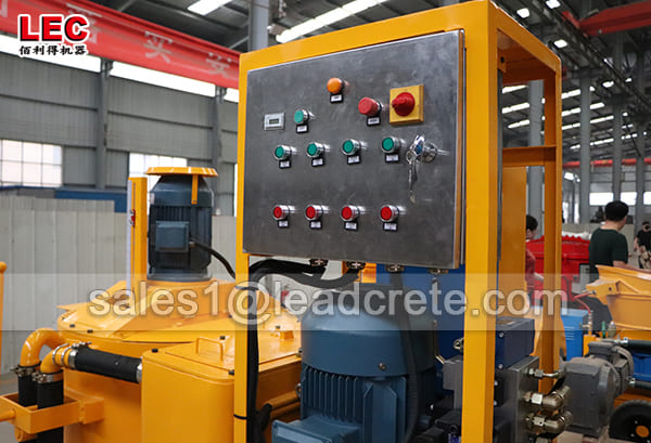 Diesel grout injection plant for dam