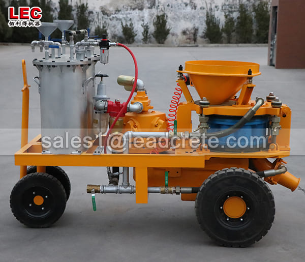 concrete spraying output wet concrete spraying machines