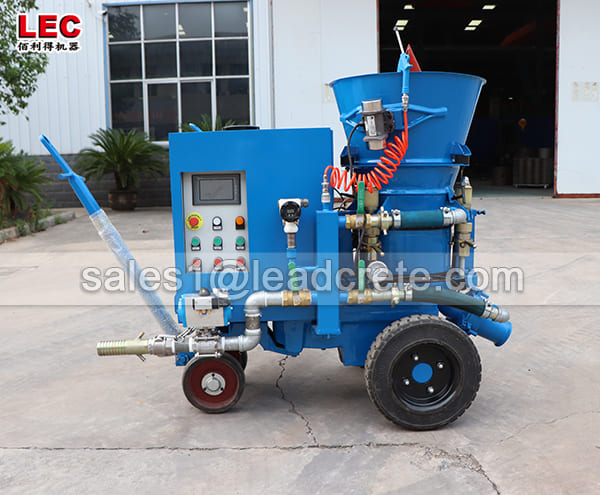 electric refractory spray gunning machine